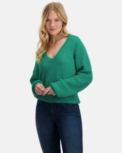 Gemeleerde Mohair Blend Trui Passion